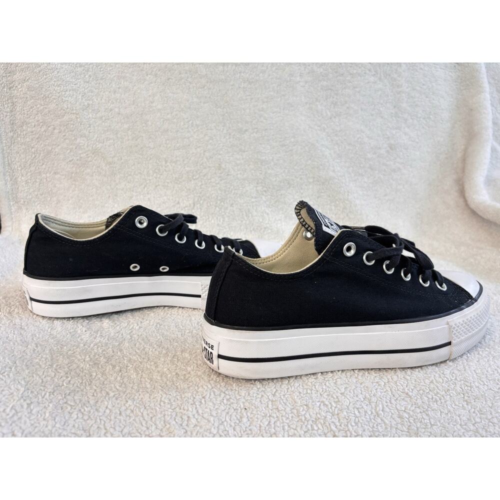 Converse Chuck Taylor All Star Move Platform Black Low Top Womens 9 Sneakers - Picture 4 of 9